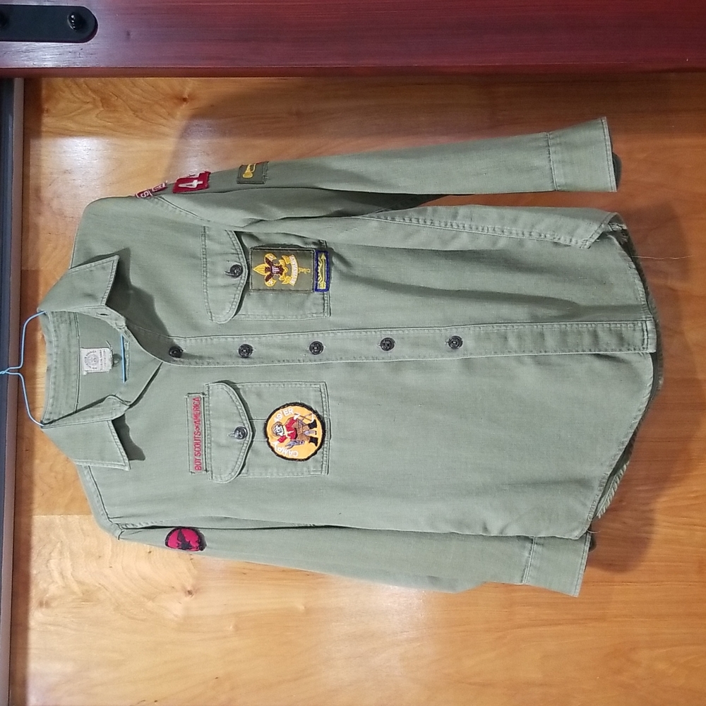 Green Boy Scouts of America Official Shirt